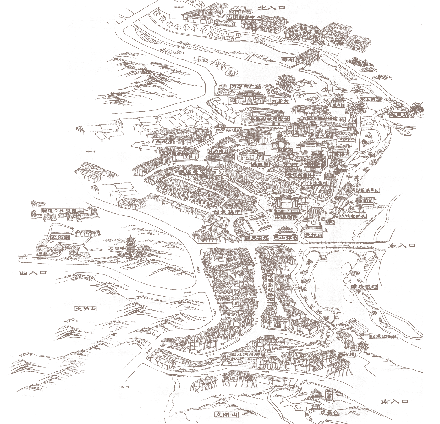 A map of the world.